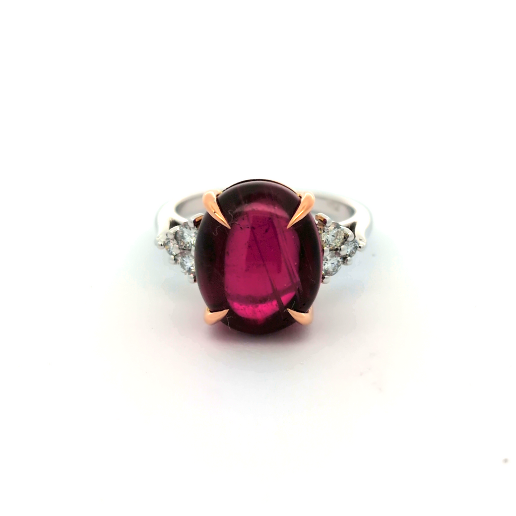 Elegant Garnet Ring