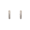 Elegant Diamond Hoop Earrings