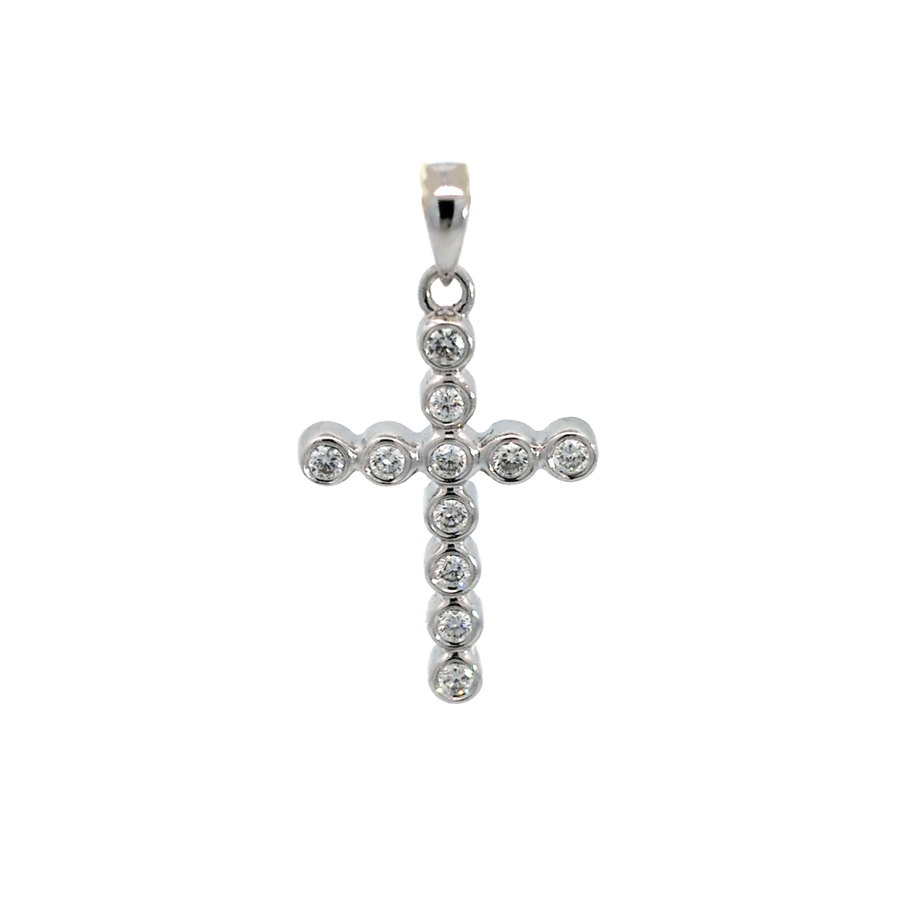Elegant Diamond Cross Pendant